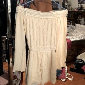 Off shoulder peasant dress